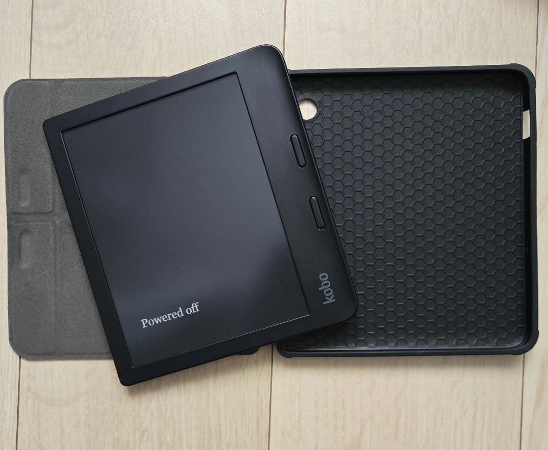 Rakuten kobo libra2 ブラック 電子書籍リーダー本体&赤カバー