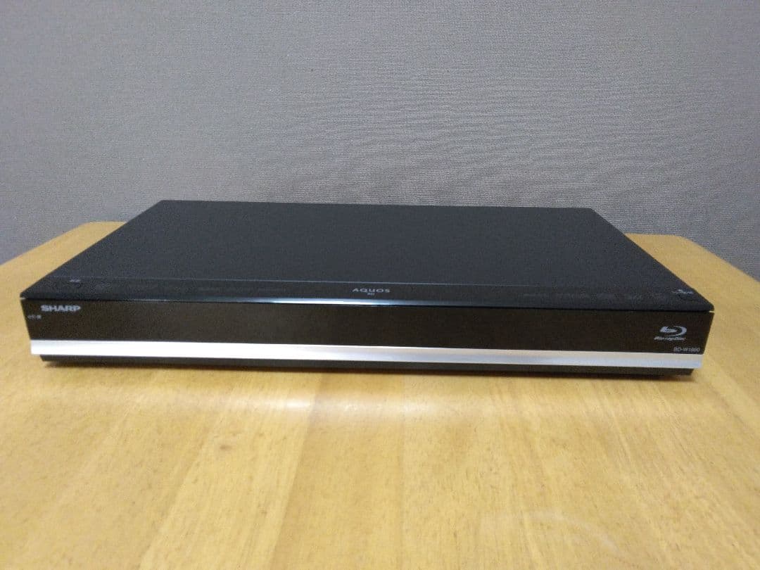 SHARP AQUOSブルーレイレコーダー　W1800　2番組同時録画　保証付