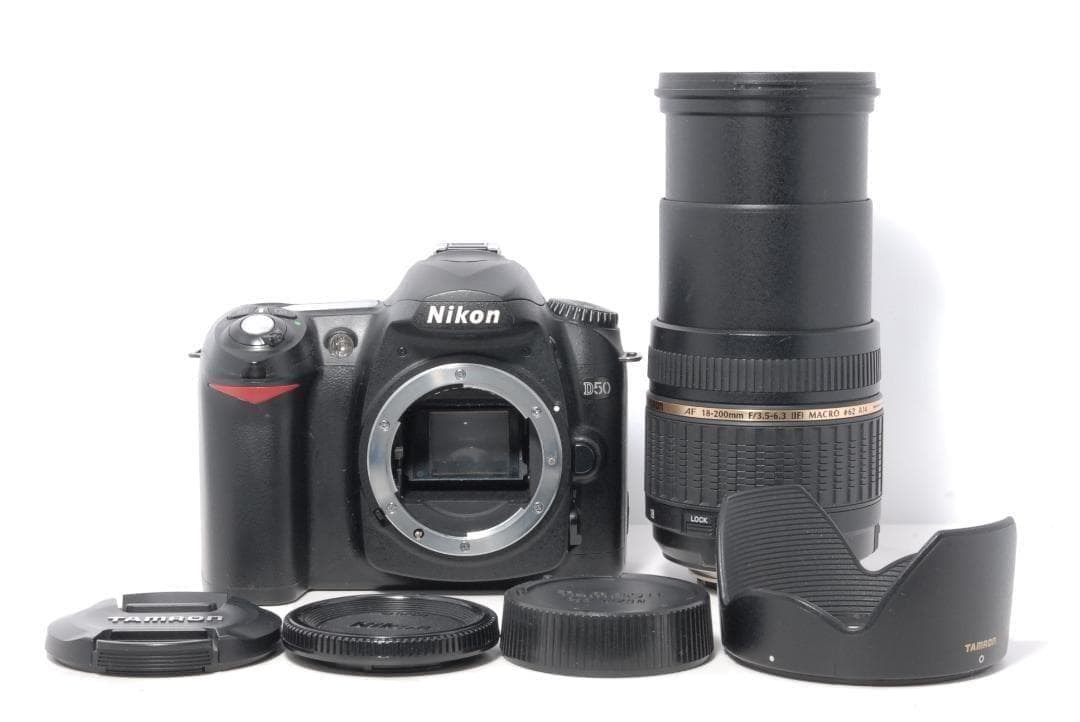 スマホ転送　美品　Nikon D50 レンズセット　初心者おすすめ