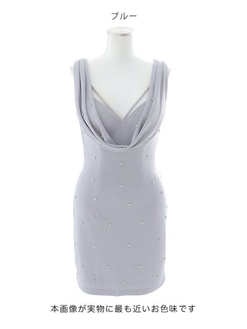 JEWELS ジュエルズ ゴージャスビジュードレープドレス キャバドレス