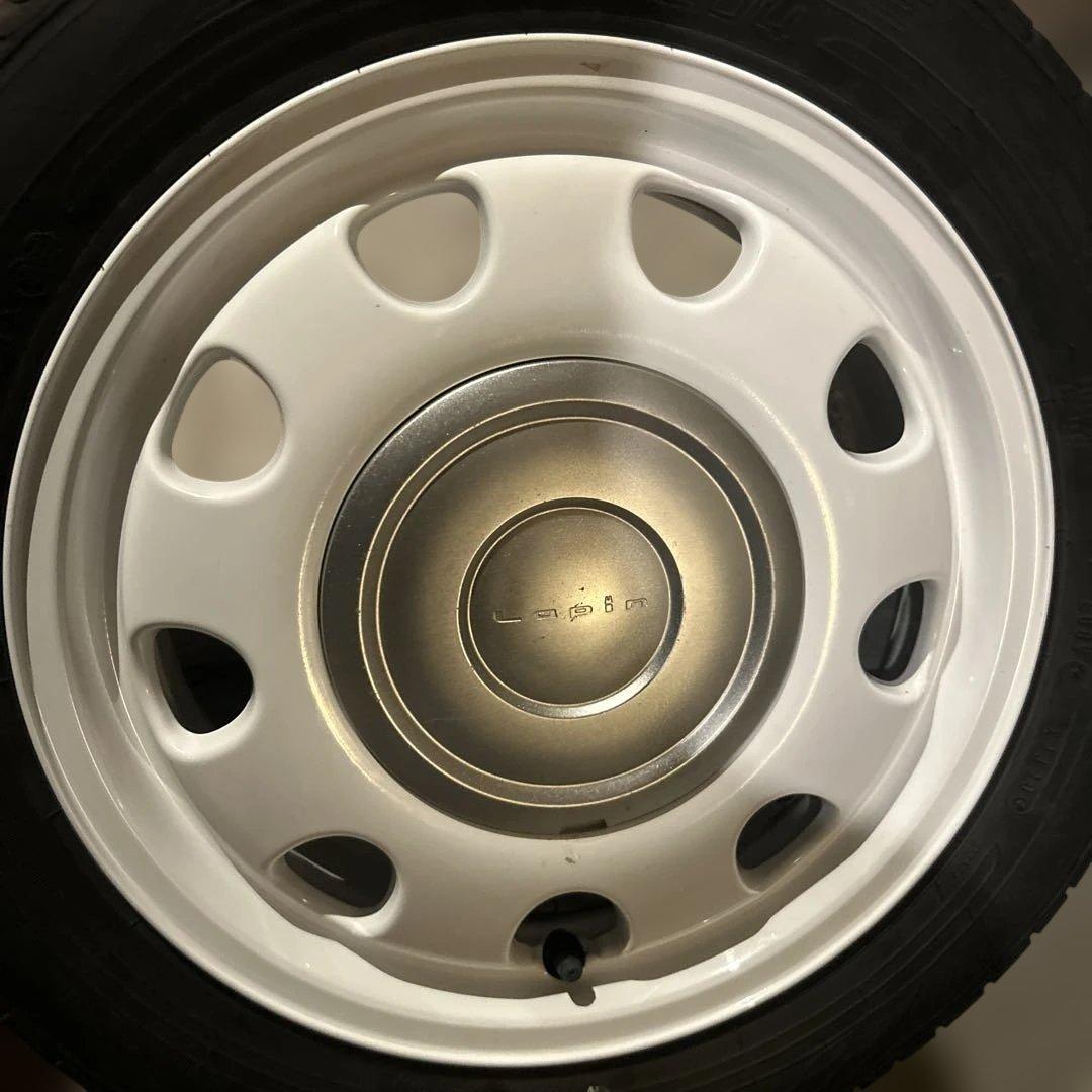スズキアルトラパン純正155/65R14インチ ホワイトホイールセット