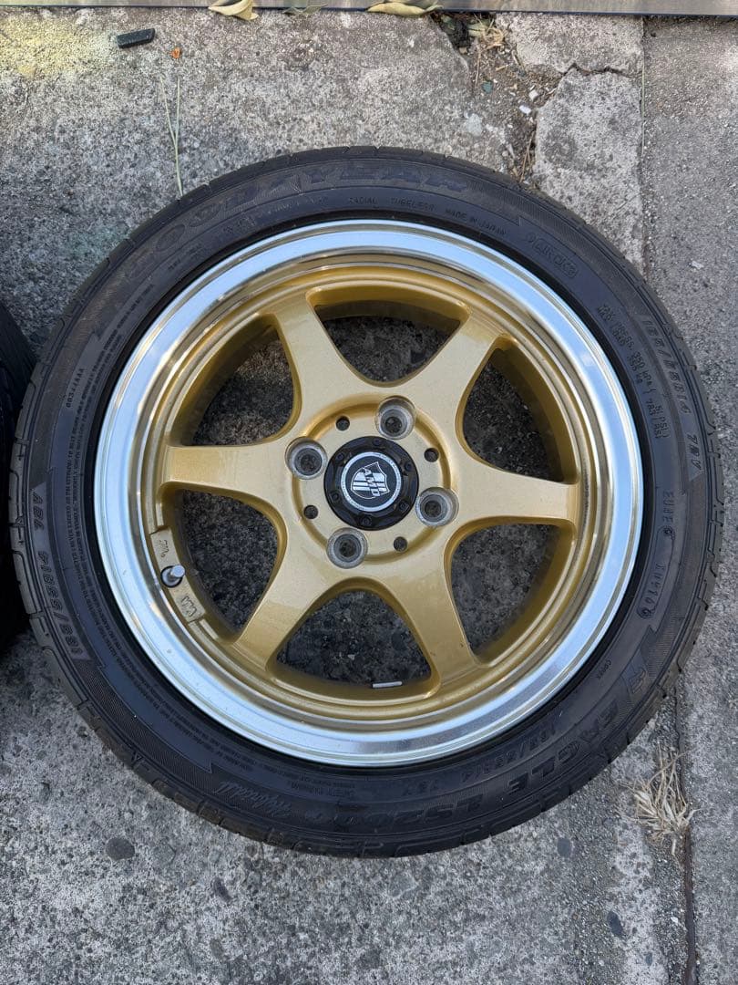 165/55R14 4穴　タイヤホイールセット