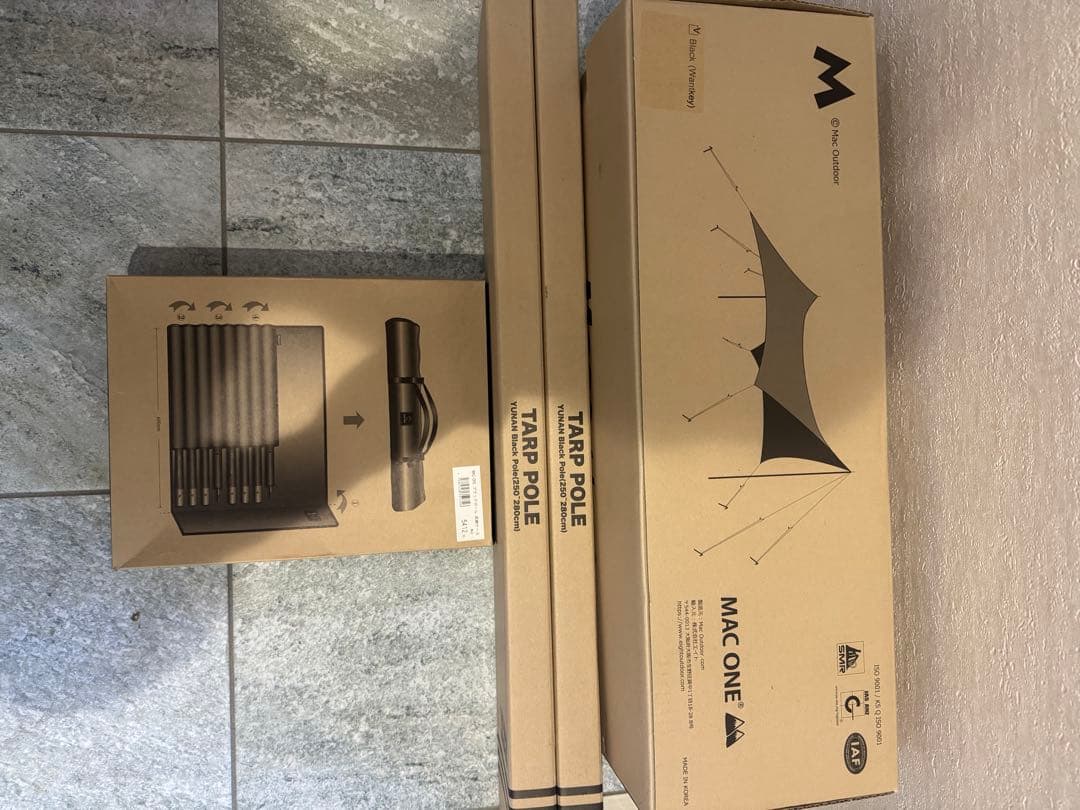 w*n様 WANTKEY CAMP × MAC ONE タープセット