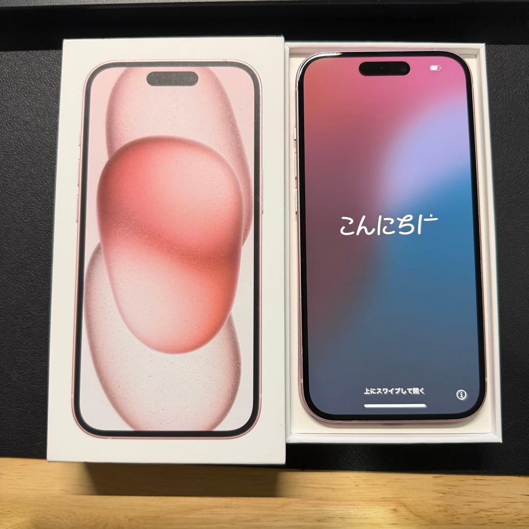 iPhone15 128GB ピンク 米国版 無音シャッター