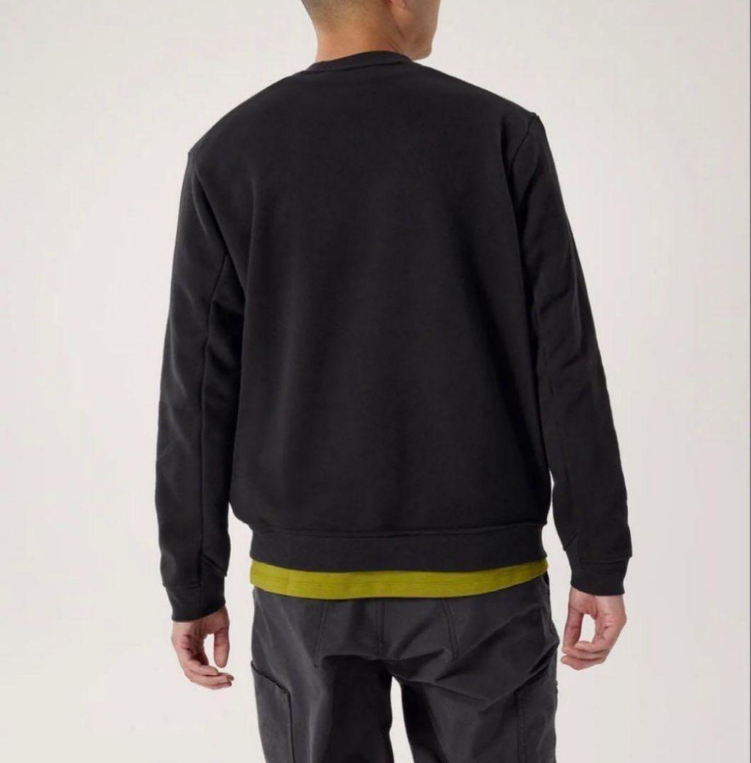 新品未使用アークテリクス エンブレムフリース クルー メンズ M ブラック