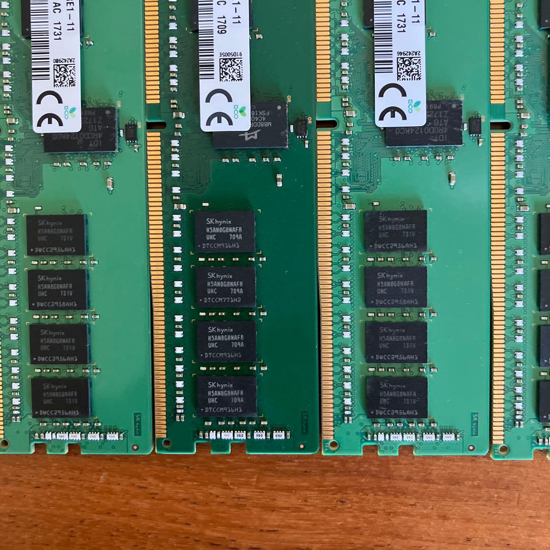 値下げ依頼対応品 動作保証済8枚セットSK hynix ハイニックス