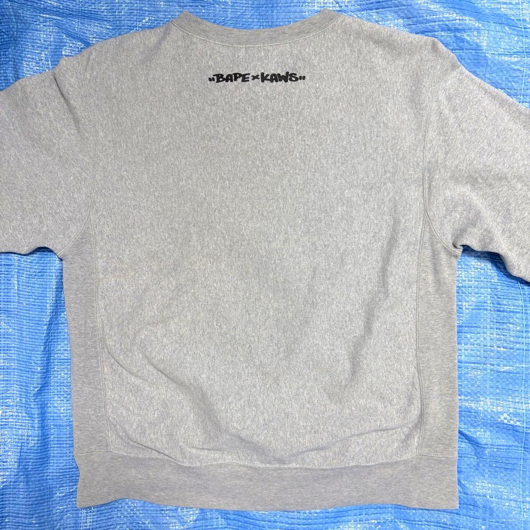 A BATHING APE⬛︎KAWS⬛︎コラボスウェット⬛︎M⬛︎カウズ⬛︎マイロ