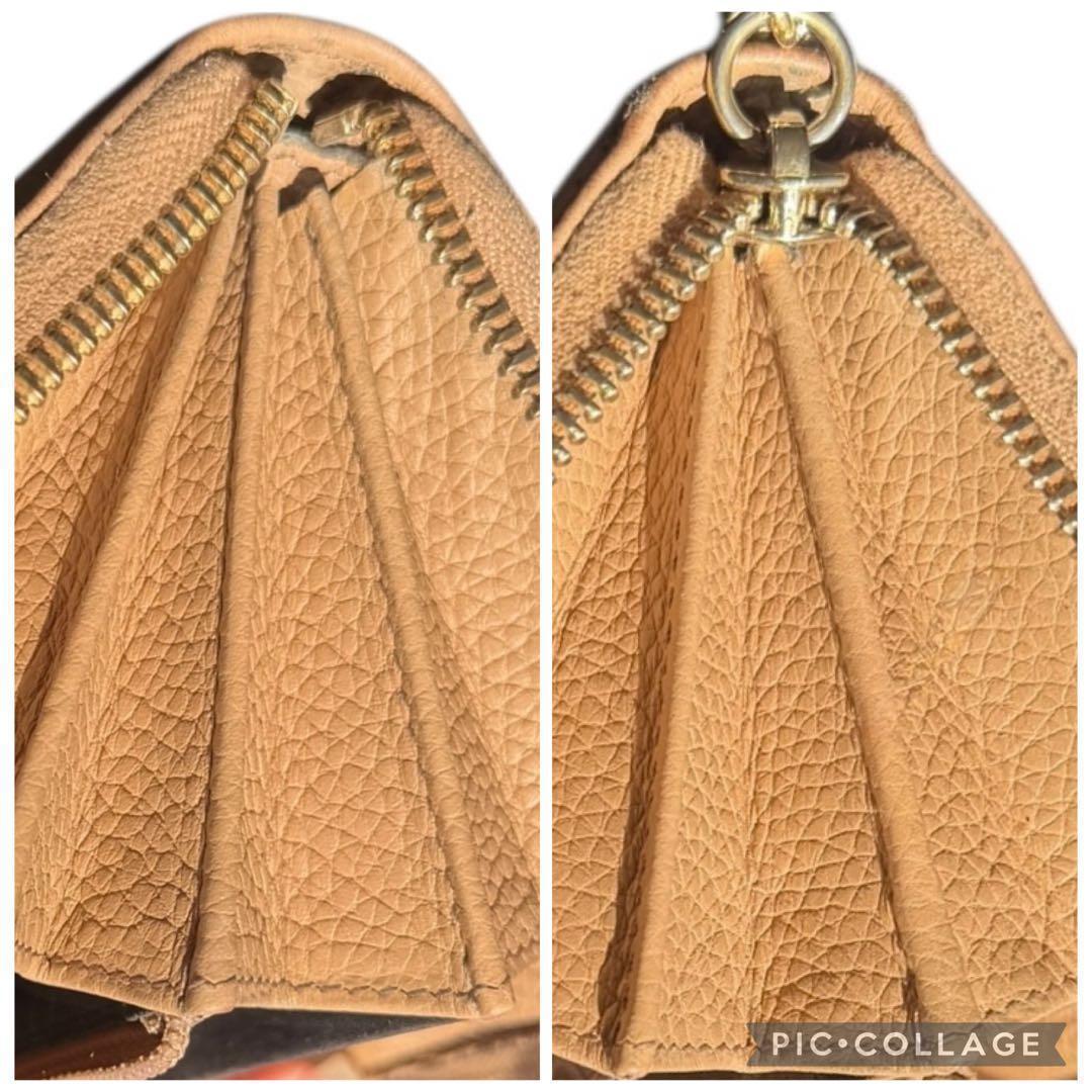 GUCCI グッチ ラウンドファスナー 長財布 ソーホー レザー　SOHO