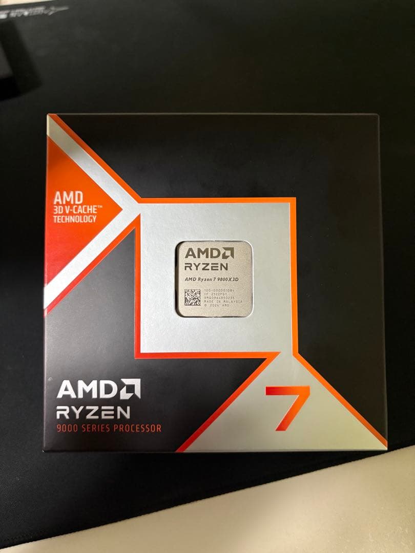 【新品未使用】Ryzen 7 9800X3D