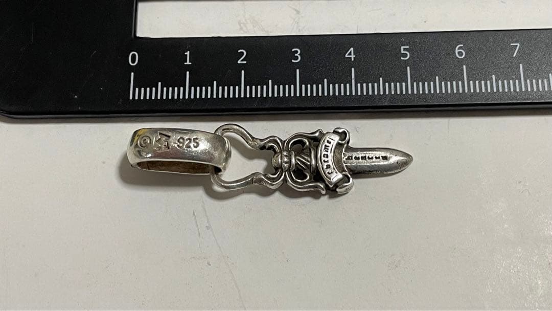 大幅値下げ！CHROME HEARTS クロムハーツ　ダガー　チャーム　パーツ