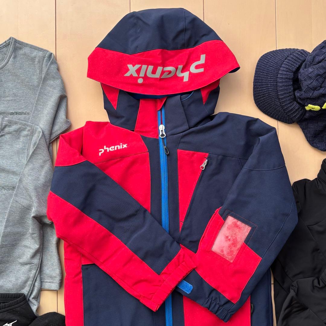 フェニックス スキーウェア 子ども 上下セット 120（インナー・小物おまけ）