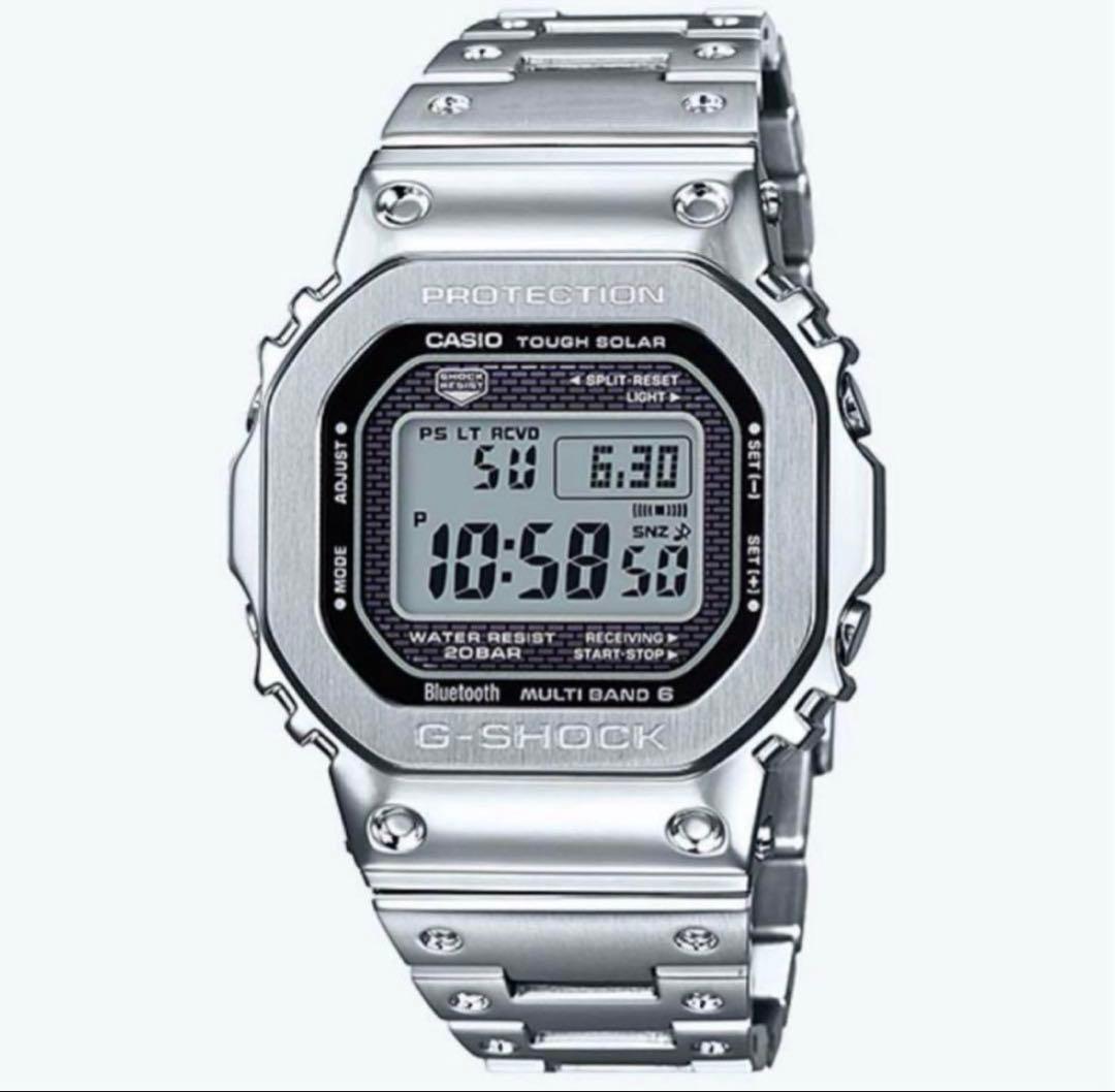G-SHOCK GMW-B5000D-1JF 電波ソーラー シルバー
