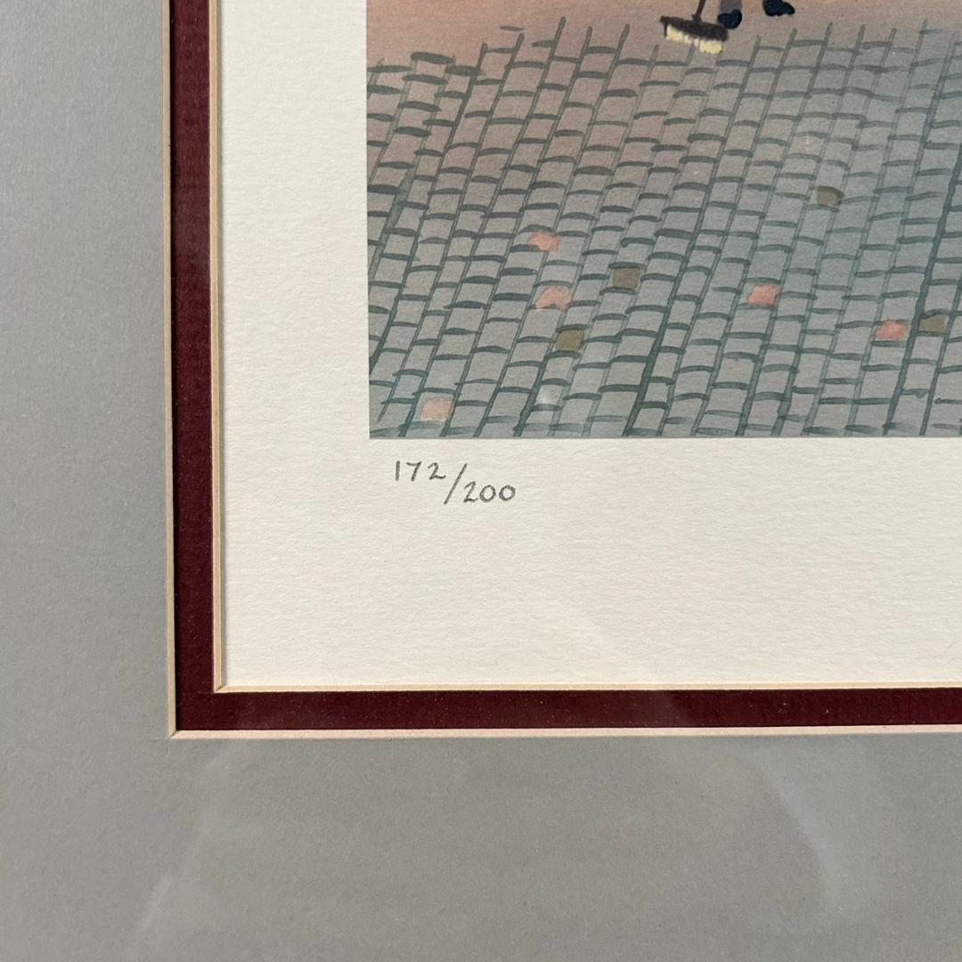 美品 ミッシェル・ドラクロワ「美しい季節」リトグラフ 直筆サイン入 作品保証書有