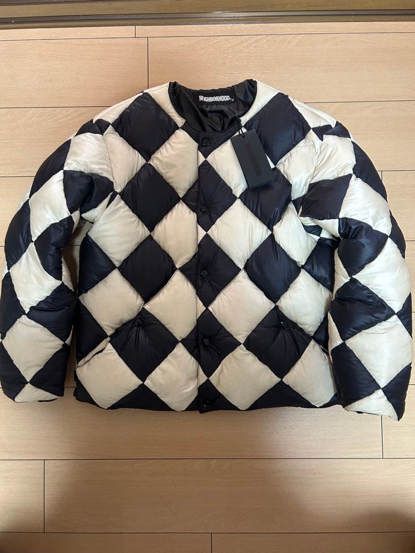 ジャケット・アウター 21aw neighborhood checker down jacket