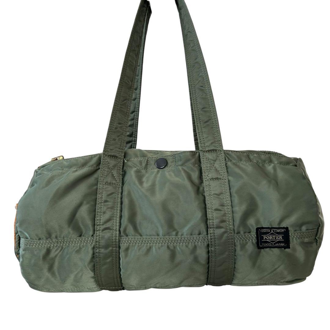 ✨希少カラー✨ PORTER タンカー セージグリーン ミニボストン L