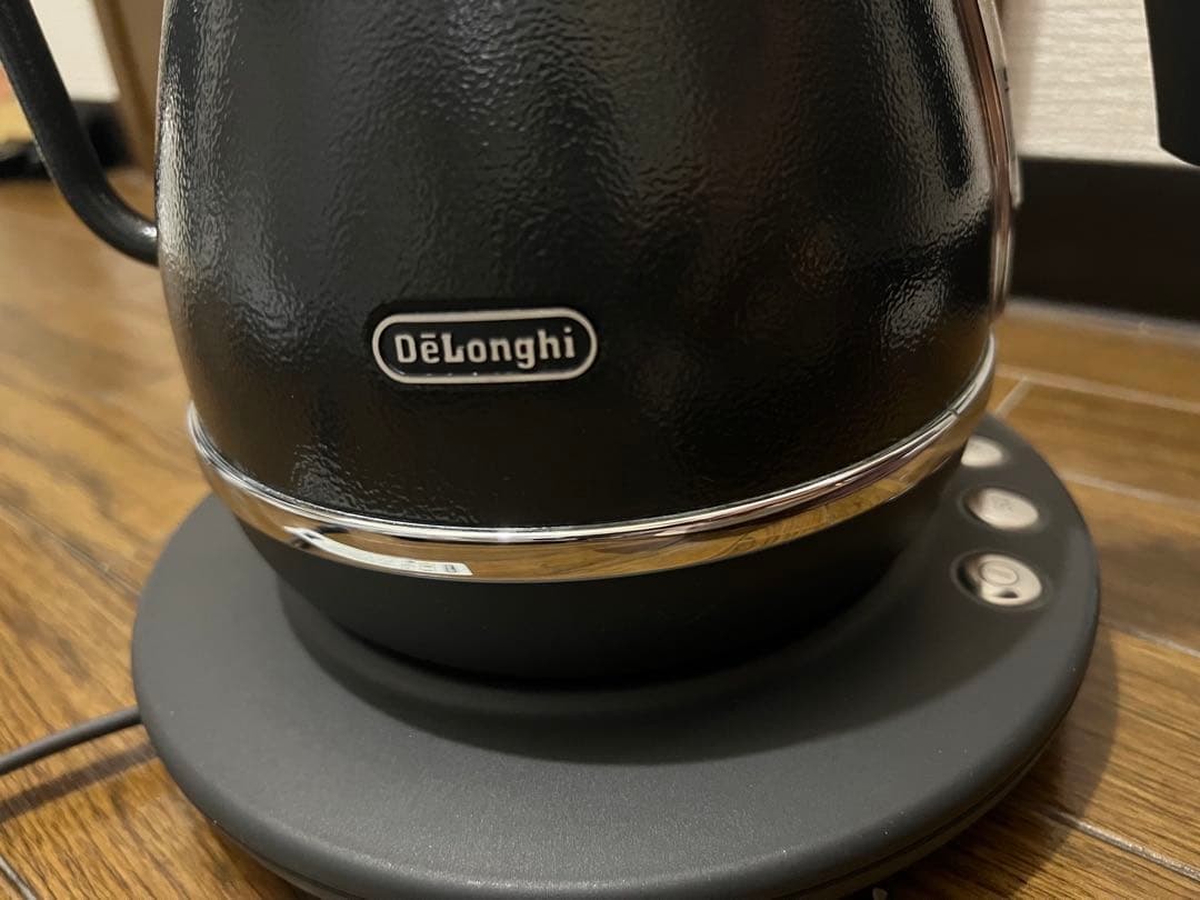 DeLonghi KBOE1230J-GY電気ケトル グレー 温度調節機能付き