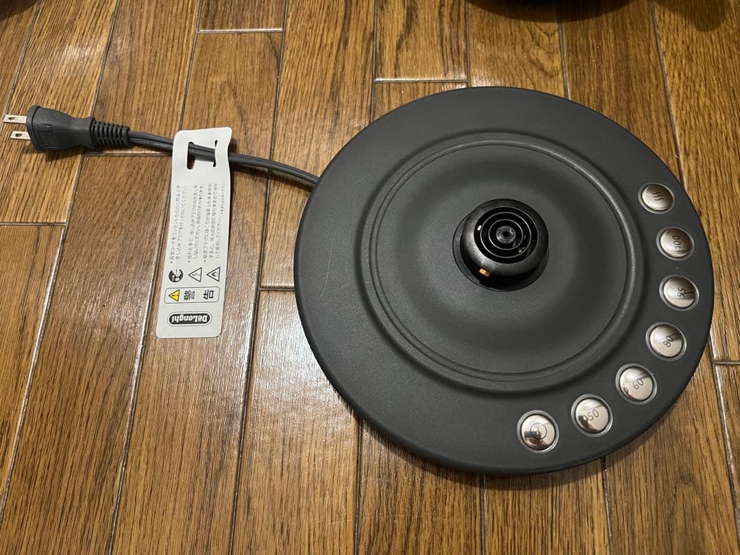 DeLonghi KBOE1230J-GY電気ケトル グレー 温度調節機能付き