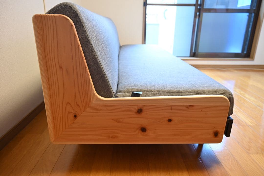 ディノス　日田杉　ごろ寝ソファベッド　ナチュラル色