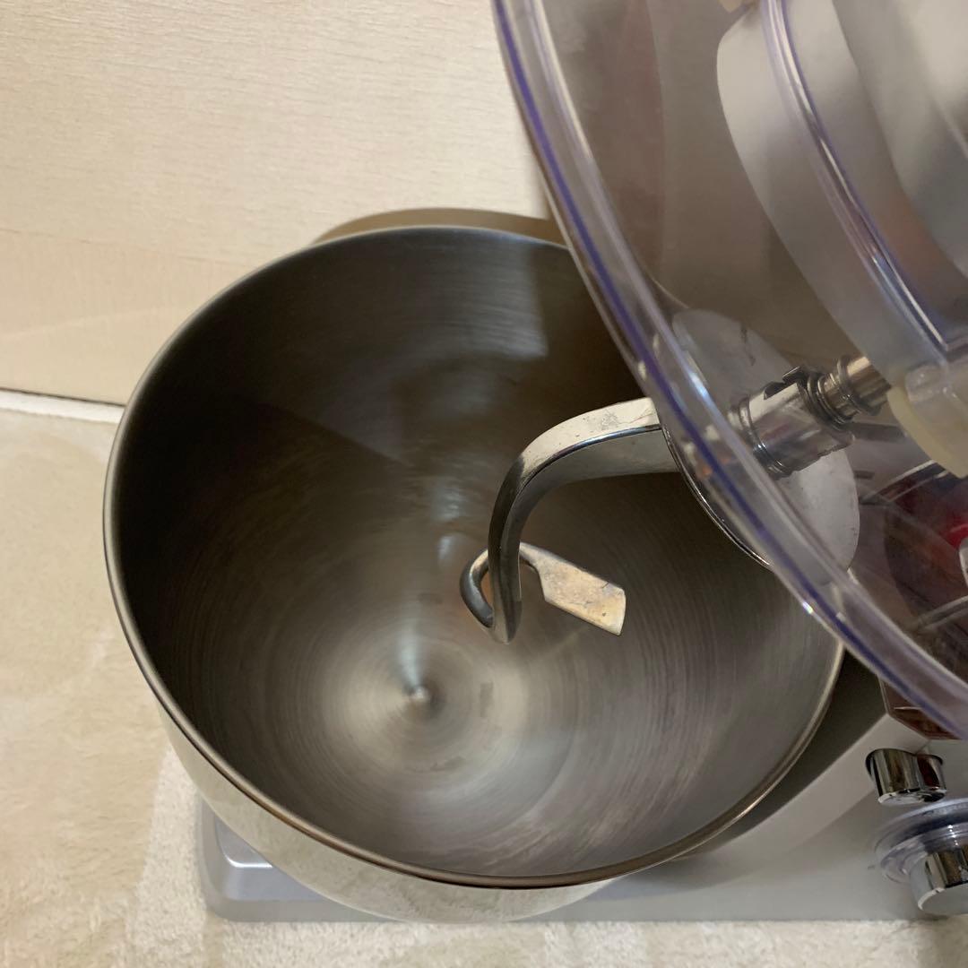 ★E＊B 大容量ミキサー 7L赤 シルバー ステンレスボウル EB-1701X★