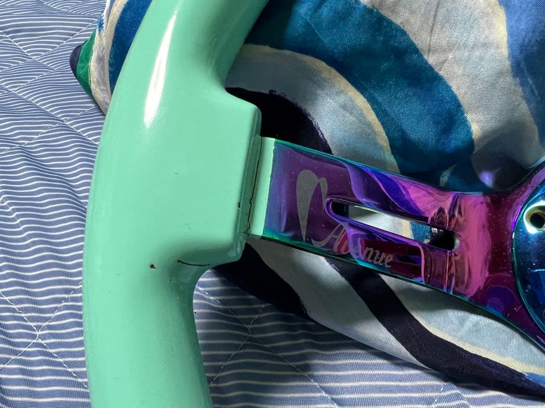 avenue performance ステアリング ミントグリーン 35パイ