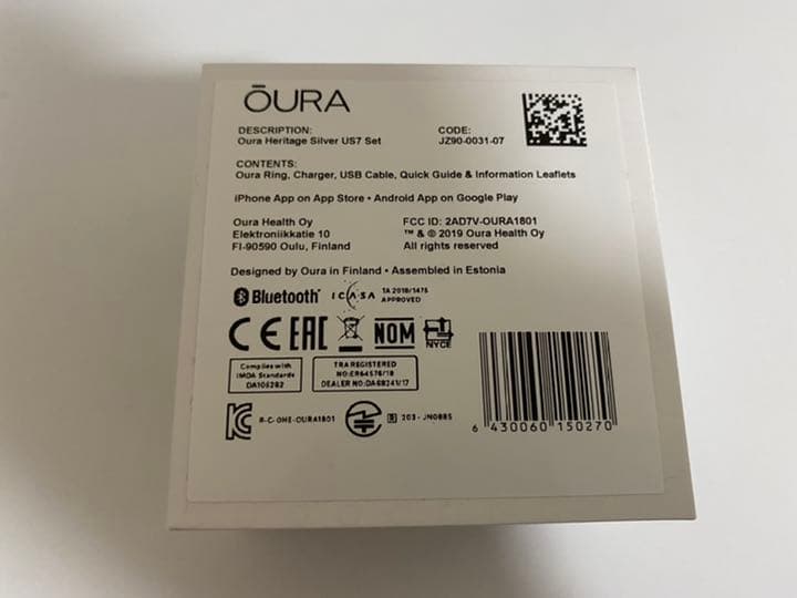 ボディ・フェイスケア Oura Heritage Silver US7