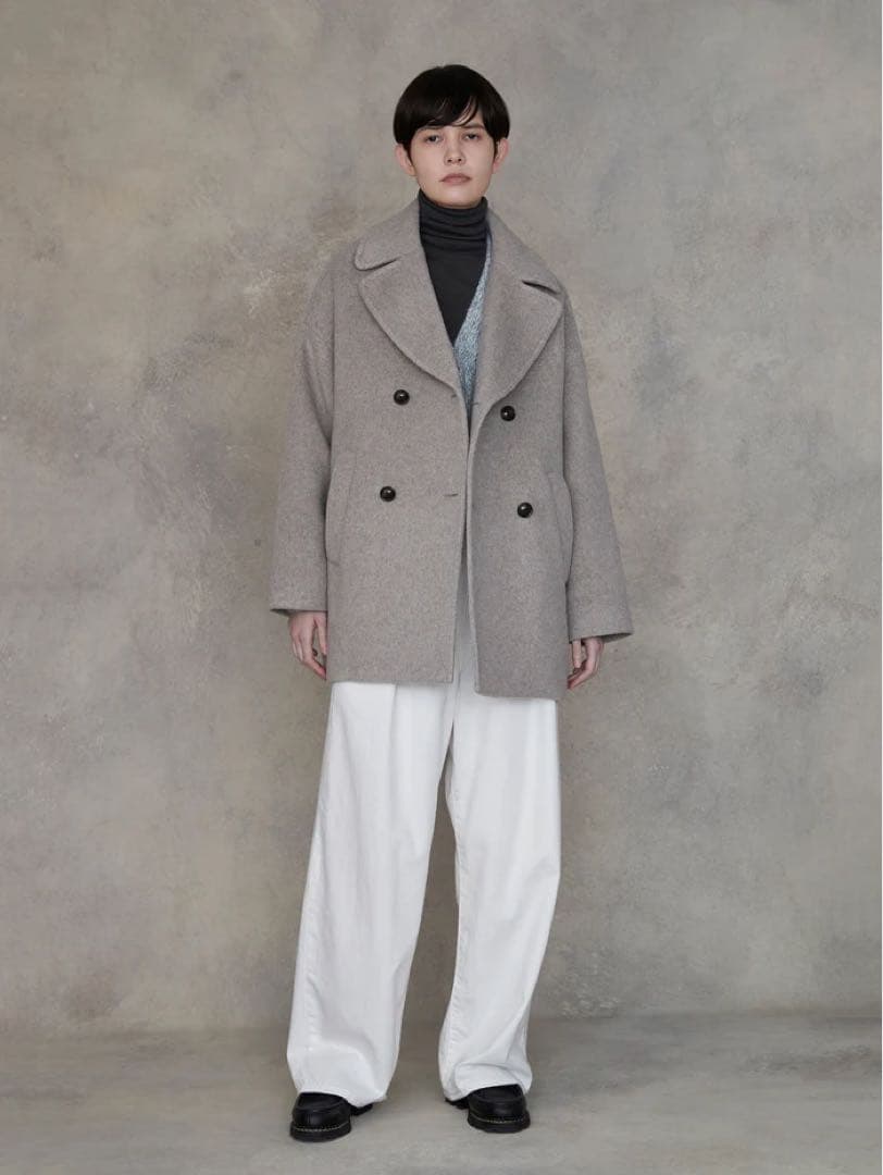 ティッカ　TICCA 25AW ピーコート 新品同様　ベージュ