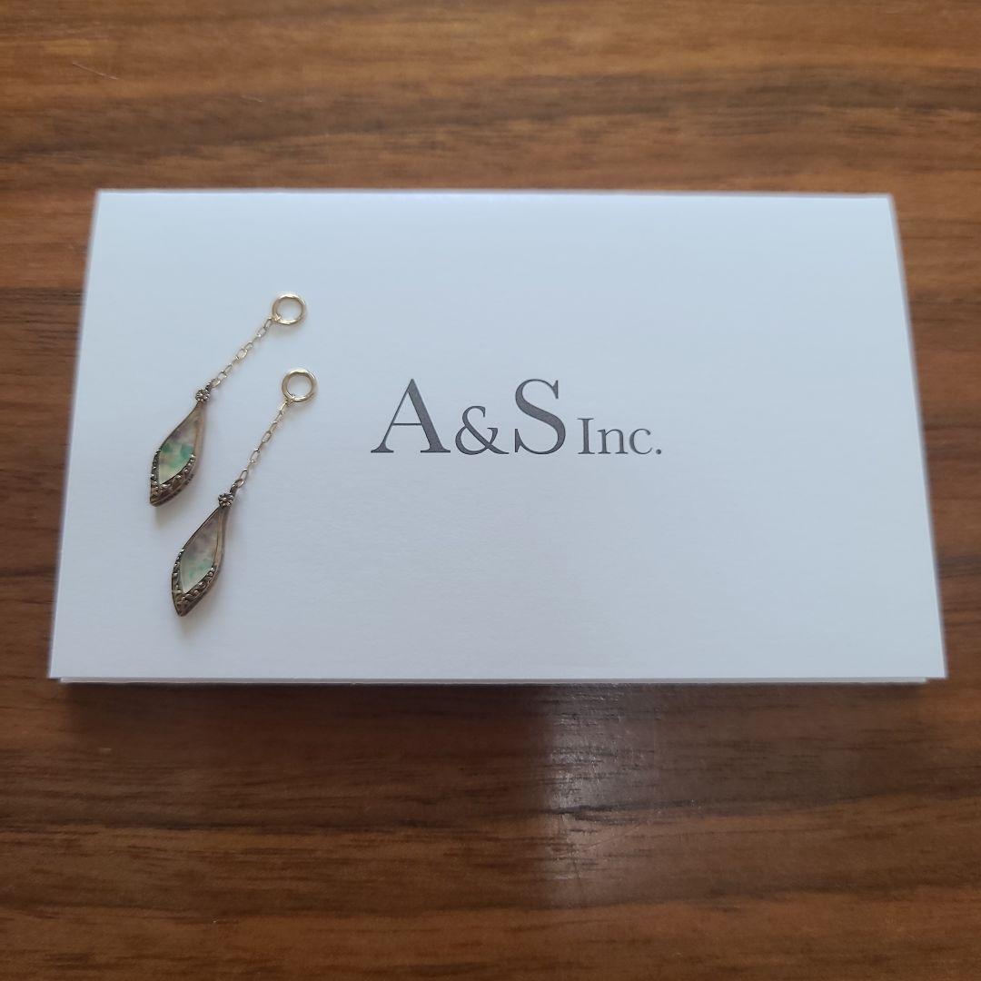 いちなな　完売品　agete　10Kシルバーピアス　販売証明書付き