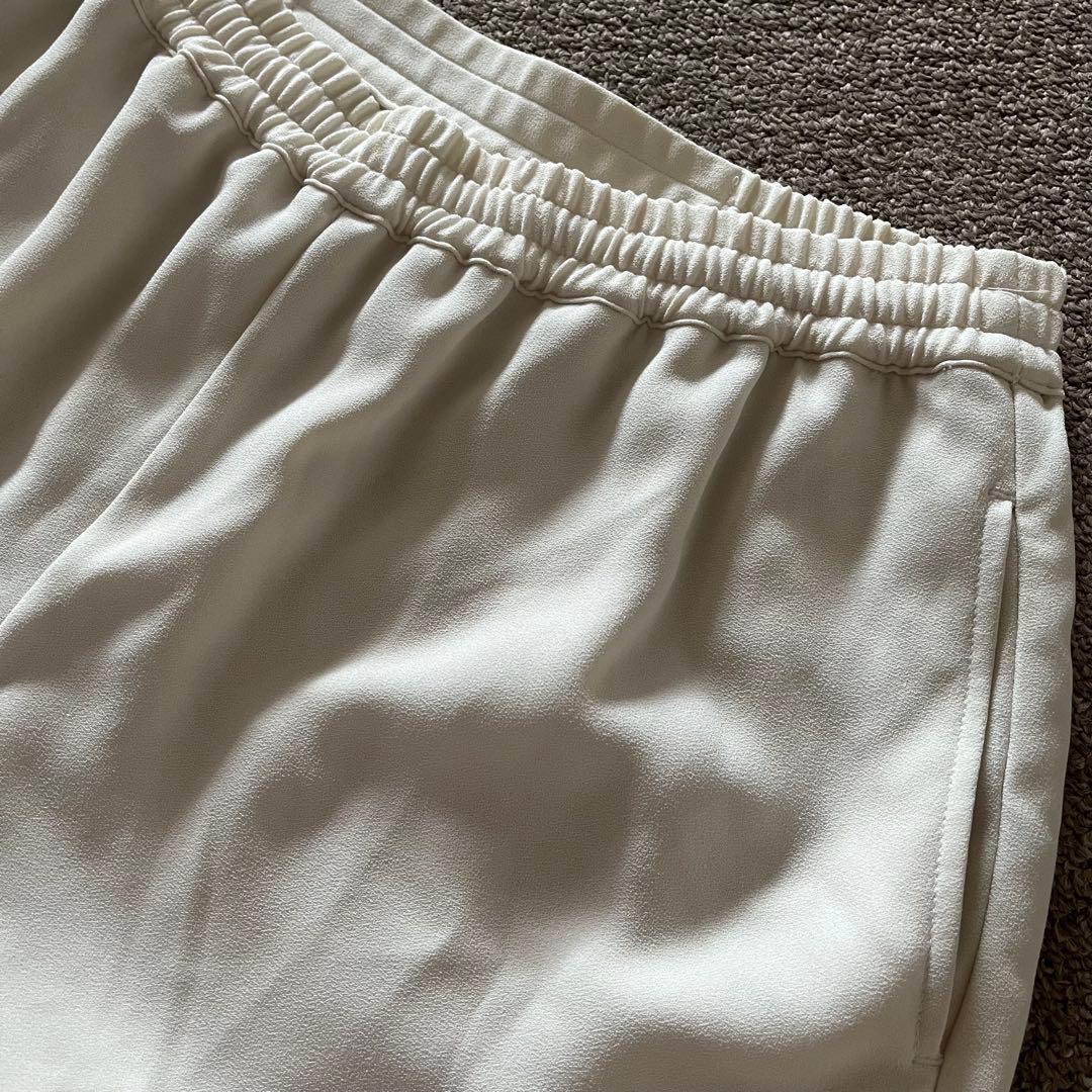 Col Pierrot コルピエロ ジョーゼット スソリブ パンツ 白 38