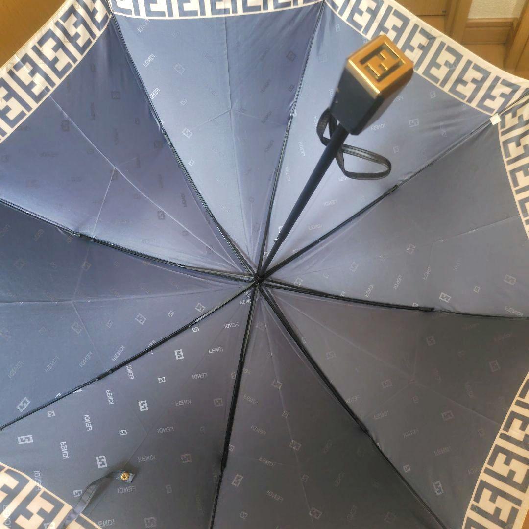 【未使用タグ付き】 FENDI フェンディ 折りたたみ傘 ズッカ柄 　タグ付き