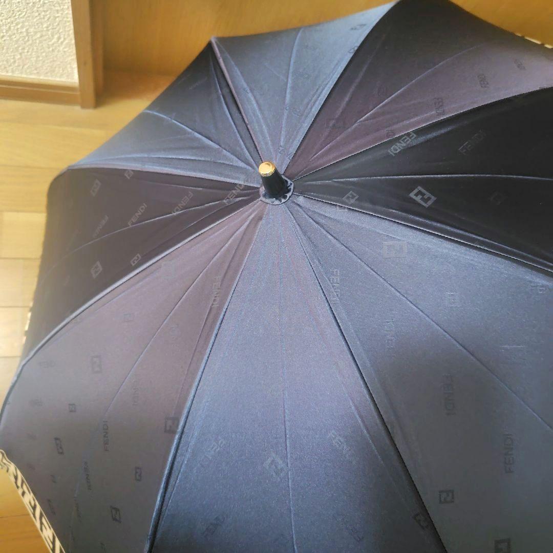 【未使用タグ付き】 FENDI フェンディ 折りたたみ傘 ズッカ柄 　タグ付き