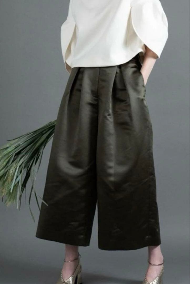 [新品]heveヘイブ　ガウチョパンツ　38