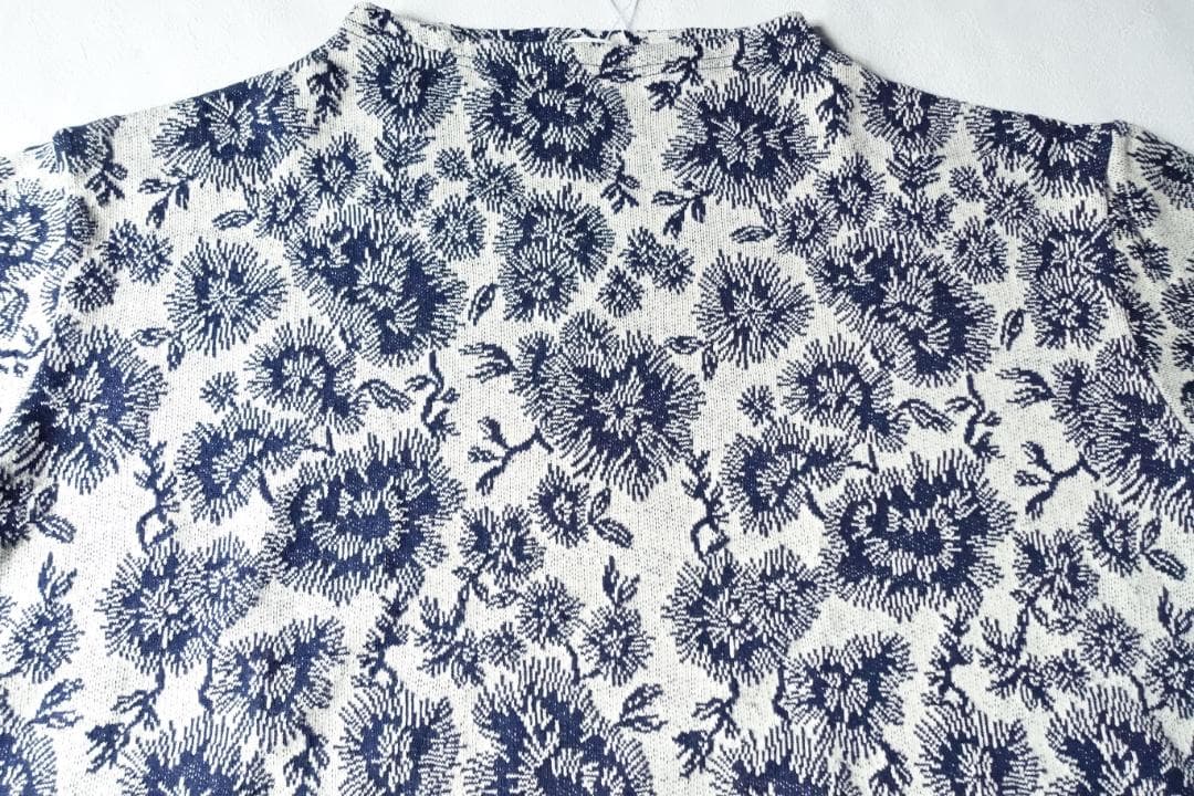 2023 新品Plantation☆カスリフラワージャガードプルオーバー 2