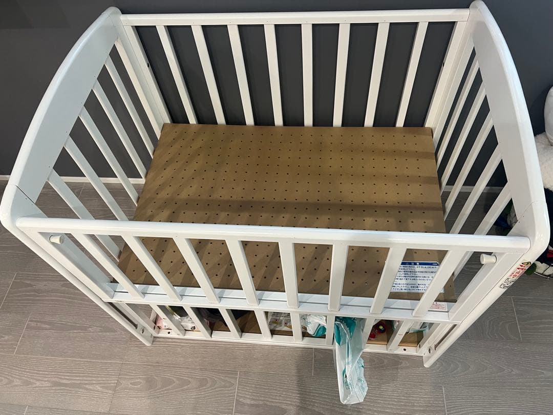 KATOJI ミニベビーベッド　ホワイト