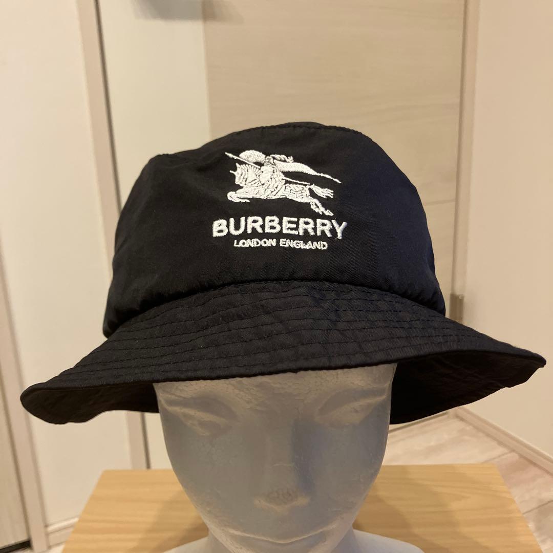 Burberry × Supreme バケットハット M/L 黒
