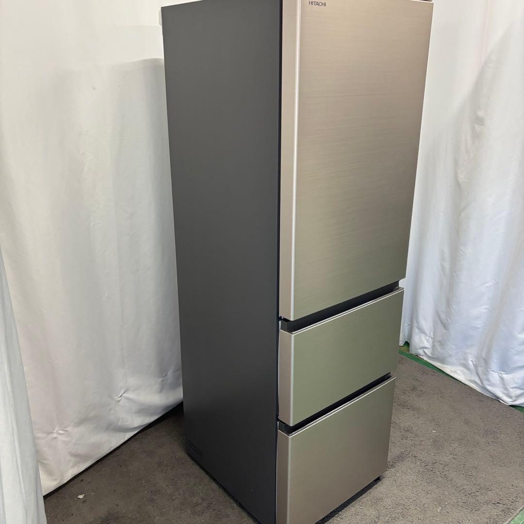 47　日立　冷蔵庫　スリム　350L級　綺麗　中古　設置無料　右開き　安い‼️