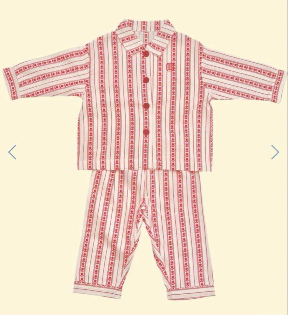 【未使用】House on the Hill フラワーストライプパジャマ