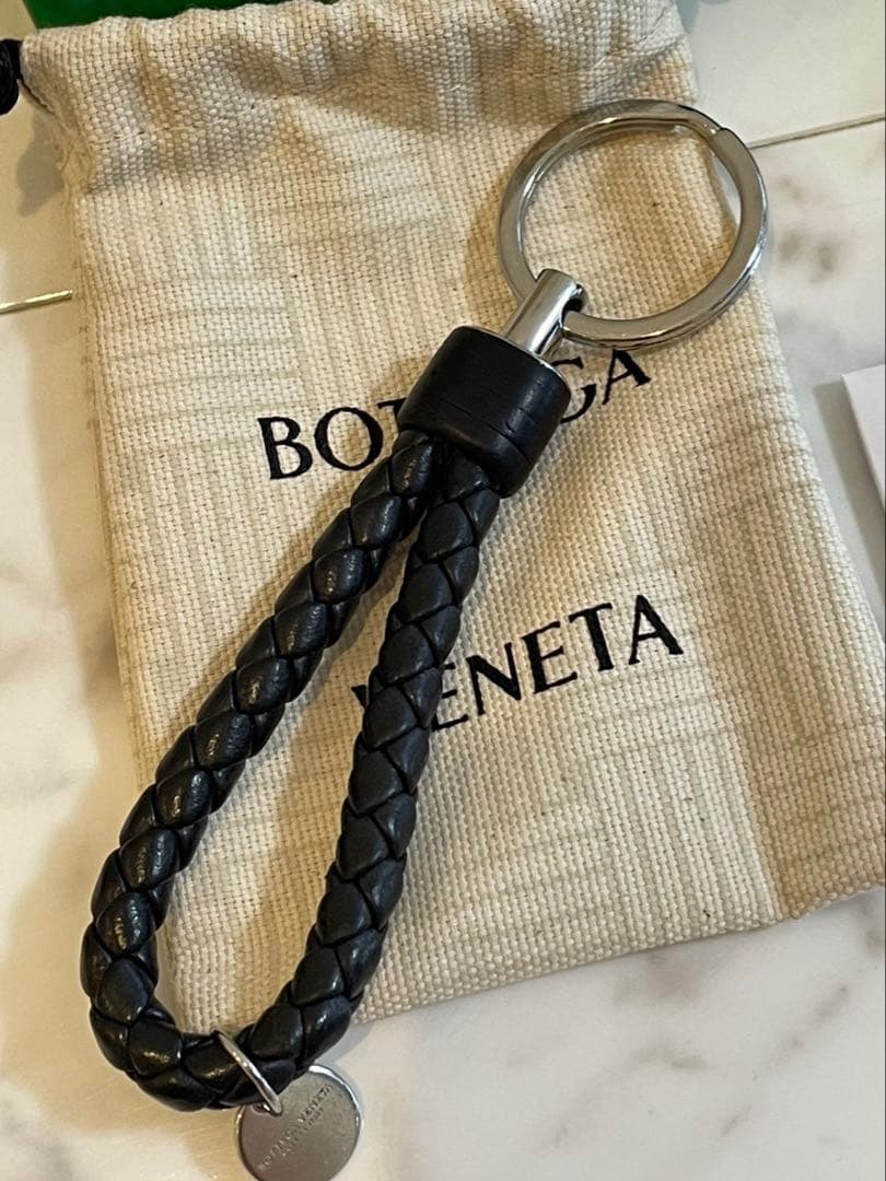 正規品　Bottega Veneta レザーキーホルダー
