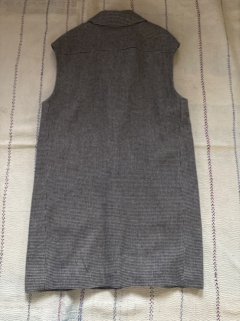 アーツ&サイエンス　千鳥格子ロングベスト新品　arts&science