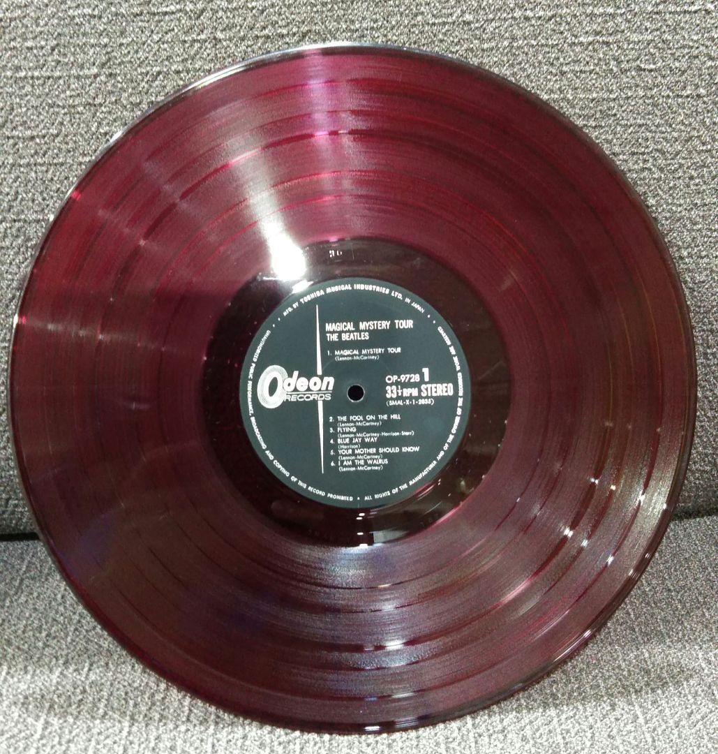 ビートルズ　レコード　赤盤　マジカルミステリーツアー　OP-9728　odeon