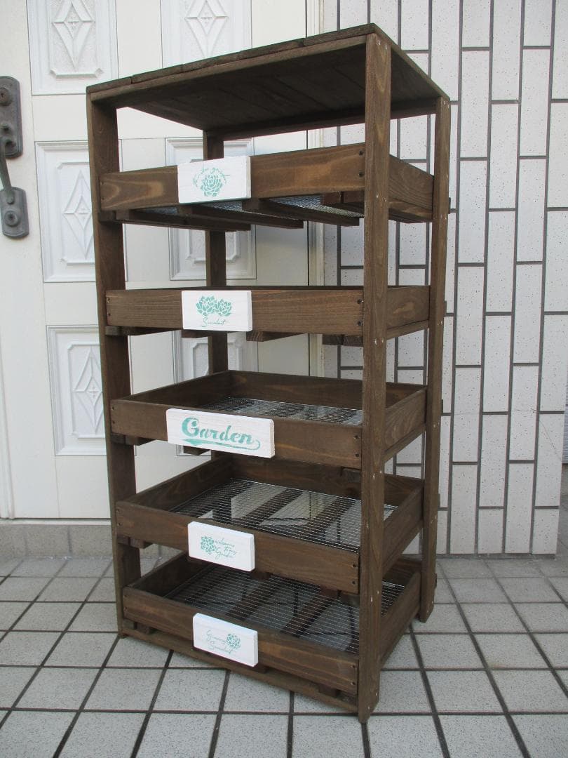 ５段トレー　多肉棚　プランター　スタンド　多肉植物棚　ラック　韓国苗　アガベ