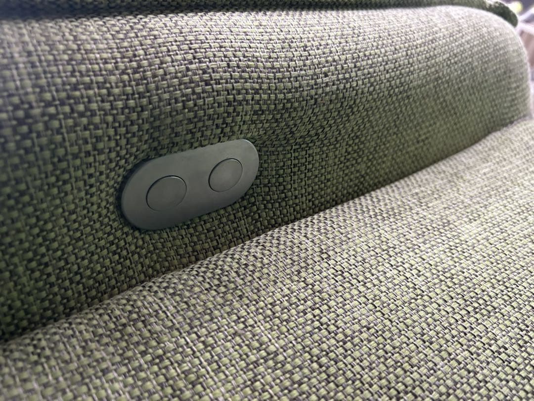 電動リクライニングソファ　グリーン　1人掛け