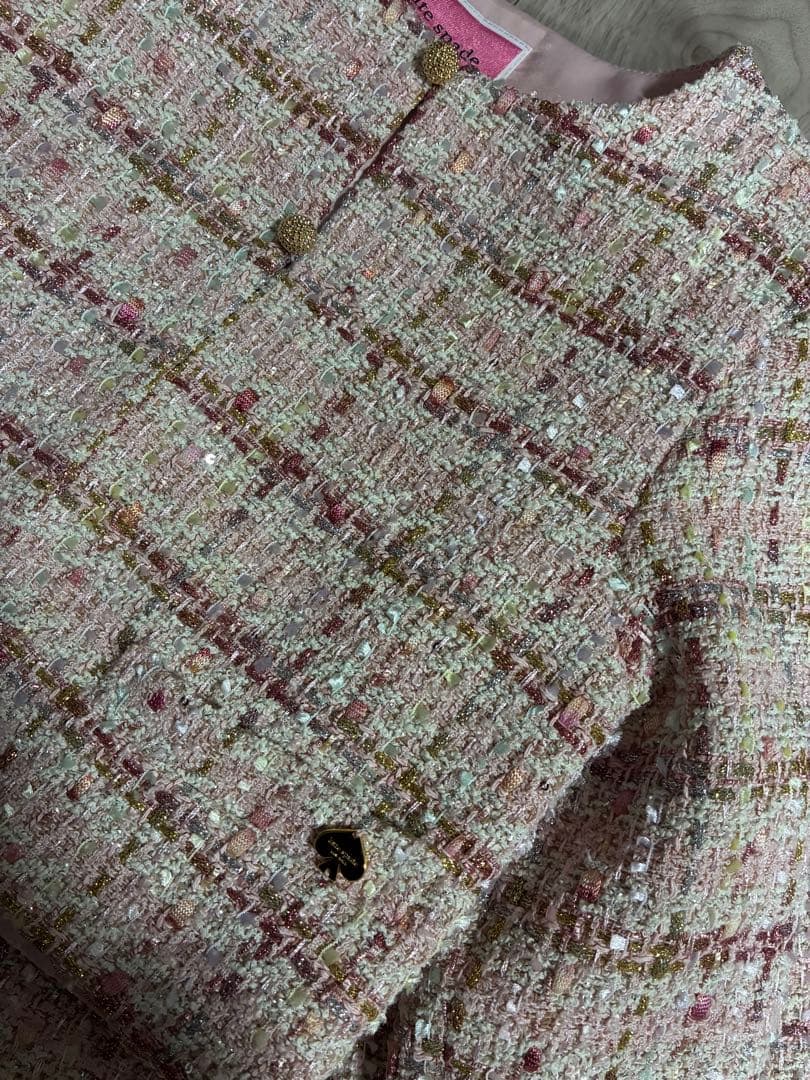 【試着のみ】ケイトスペード♡ミックスツイード セット 120