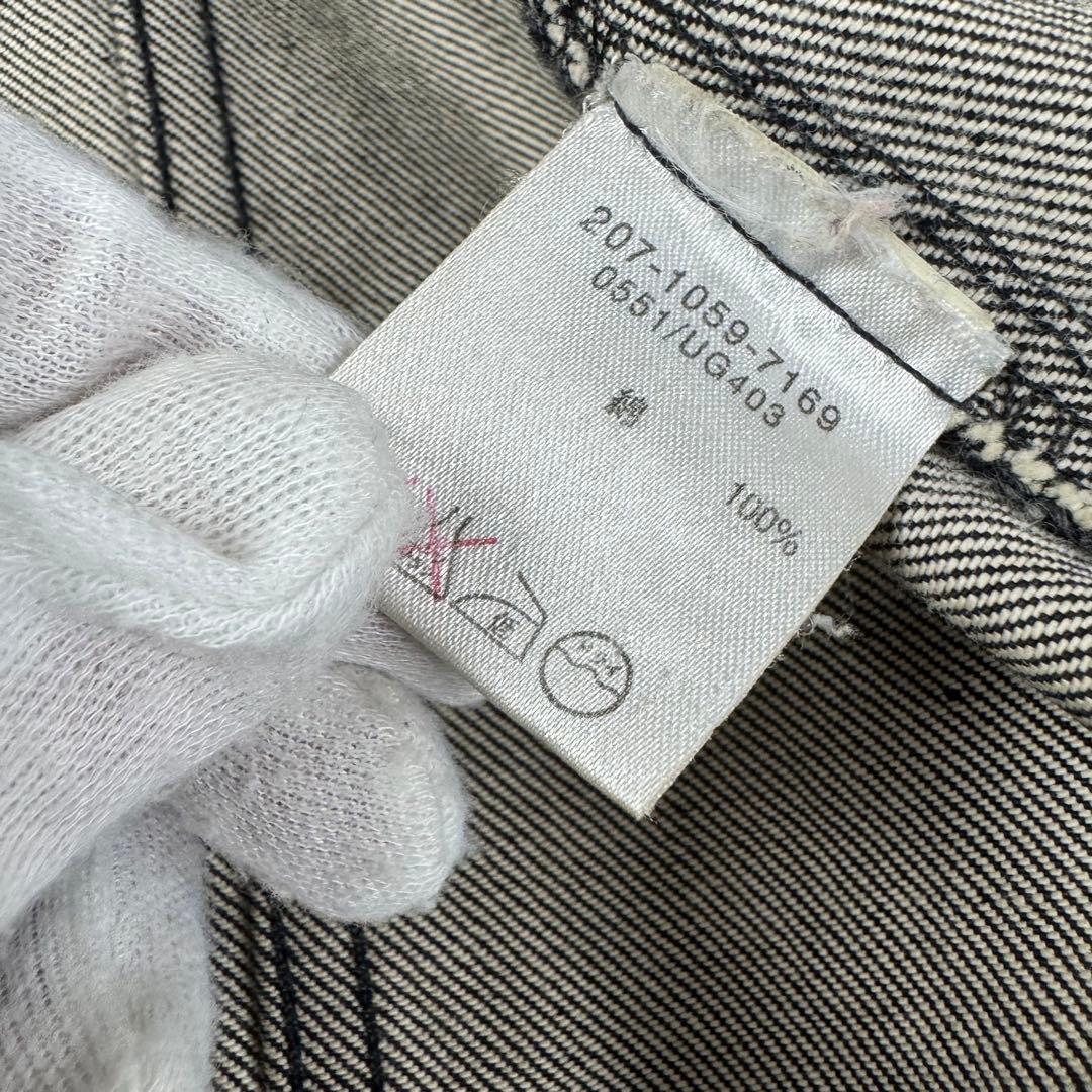 グッチ シェリーライン トムフォード期 デニムジャケット ブラック 42