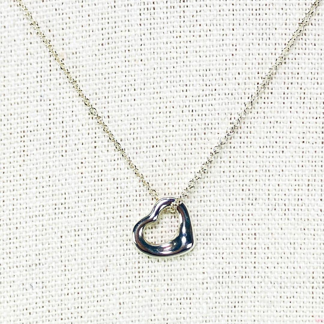 TIFFANY&Co. SV925 エルサ・ペレッティ オープンハートネックレス
