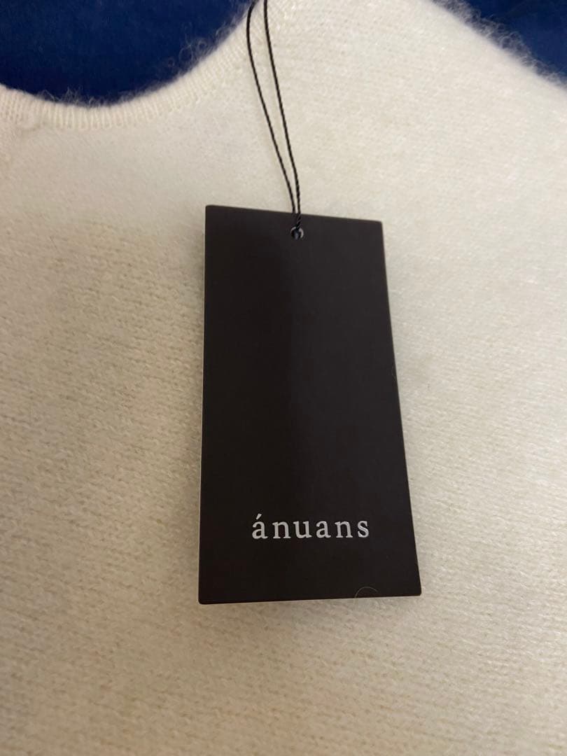 anuans カシミヤブレンドキャミソールニットワンピース