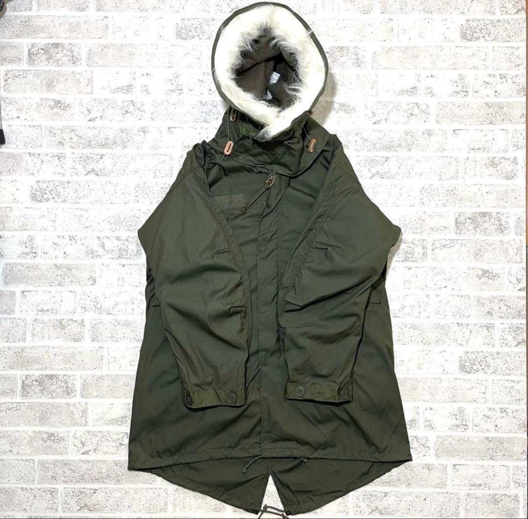 米軍実物 デッドストック M65 フィッシュテールパーカー S フルセット