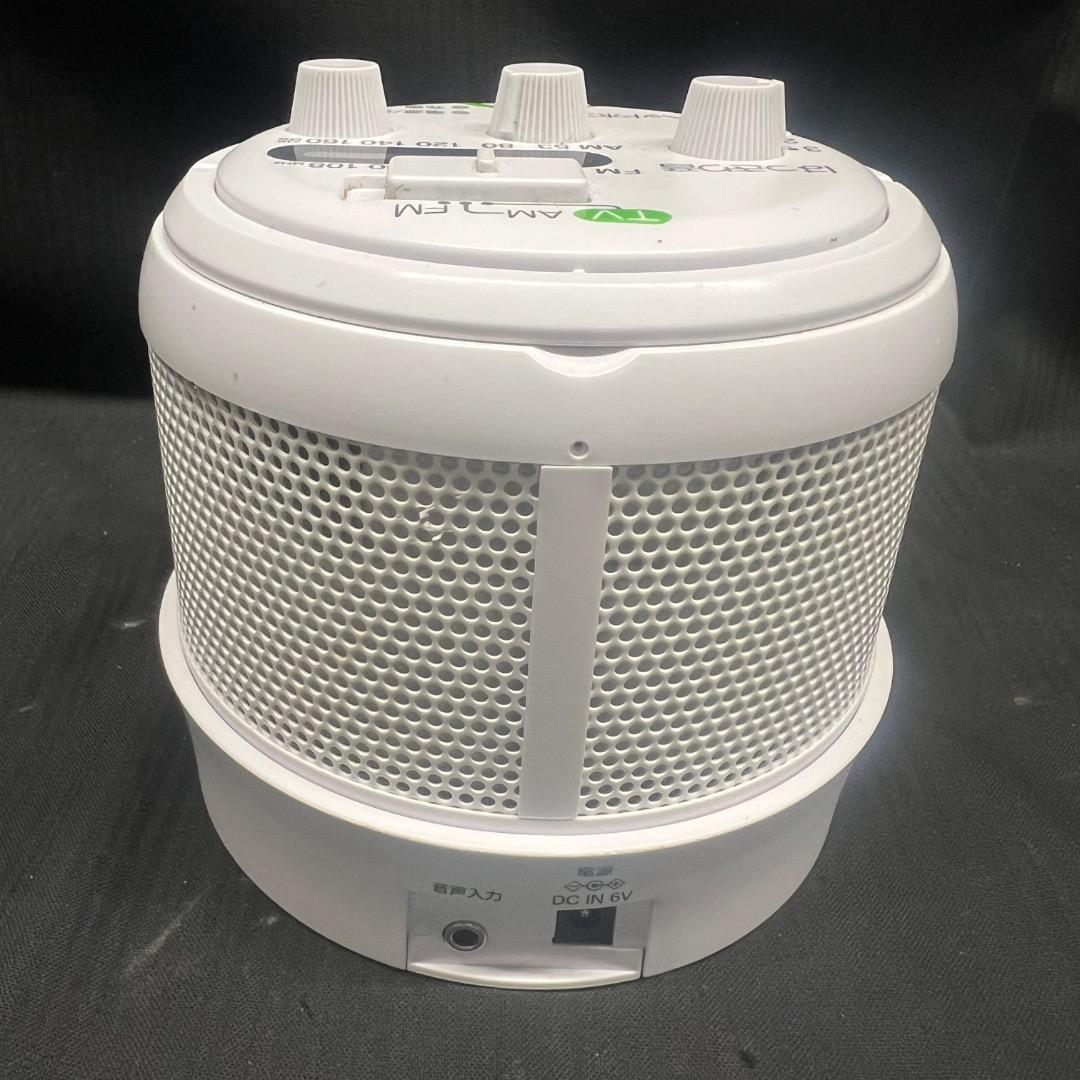 〇Da右1126 山善 キュリオム ワイヤレスお手元スピーカー ホワイト