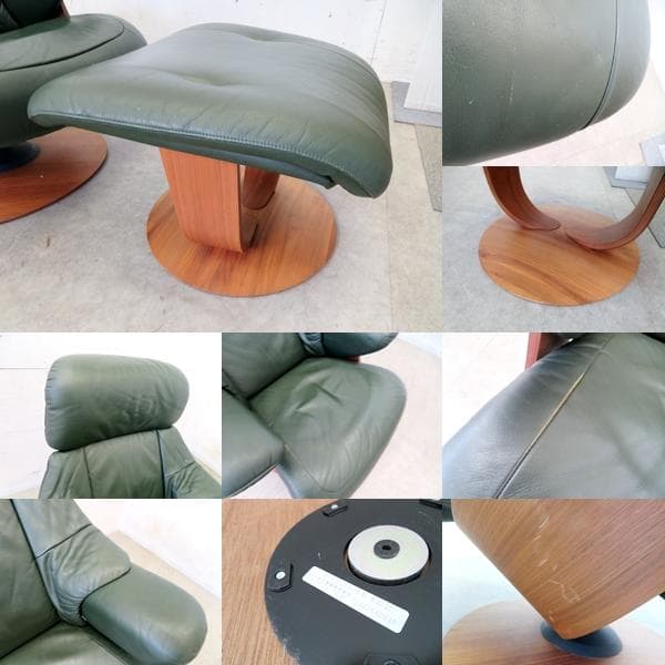 美品■カリモク■本革■ザ・ファースト■RU73■リクライニングソファ■39.4万