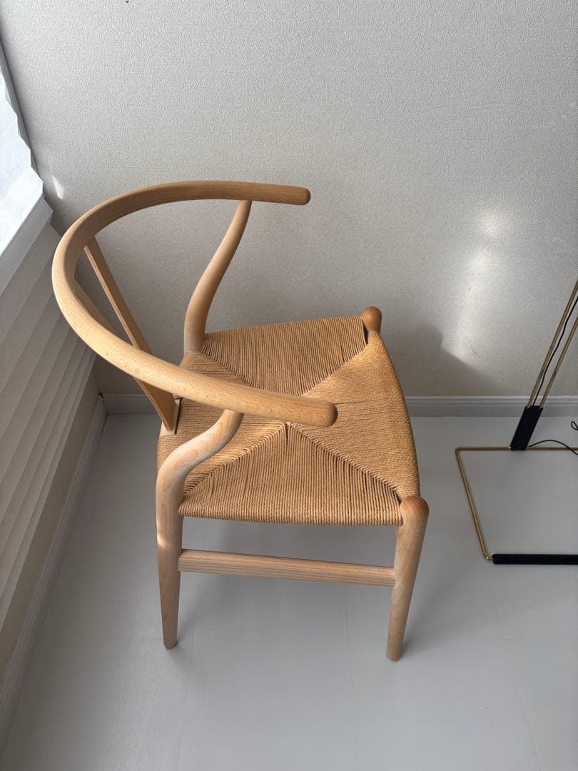 Yチェア CH24 ソープ仕上げ 45cm座高（2023年購入）美品