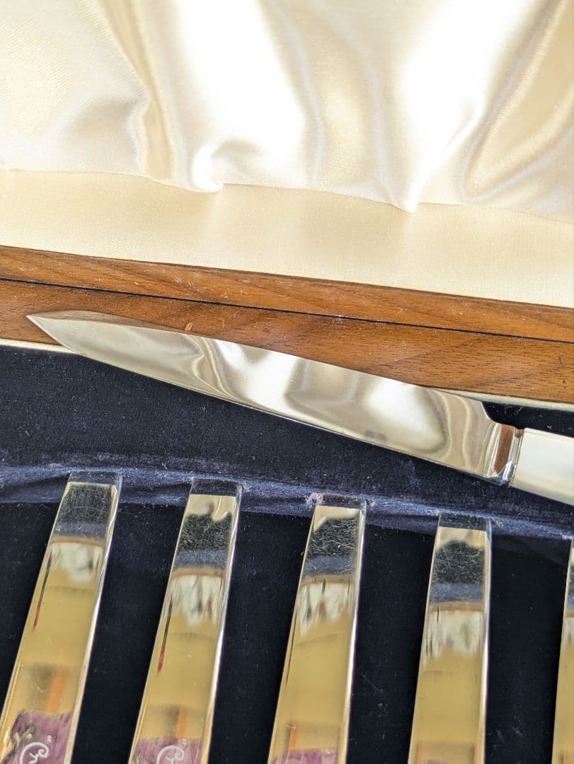 英国 アンティークカトラリー FIRTH STAINLESS マザーオブパール